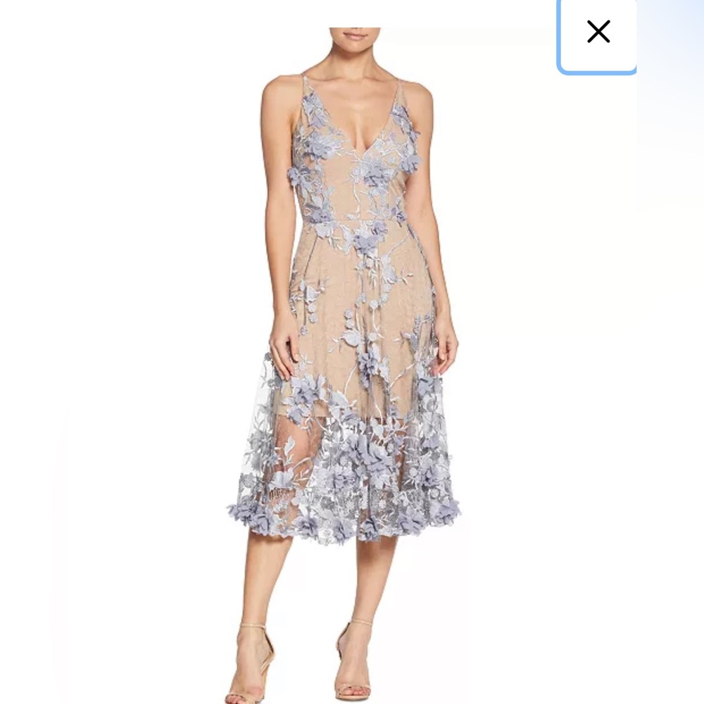 Dress the Population Audrey Floral Midi Dress